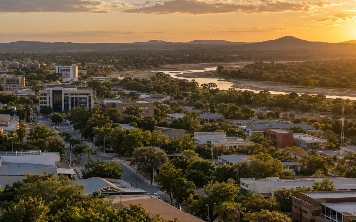 Francistown in Botswana